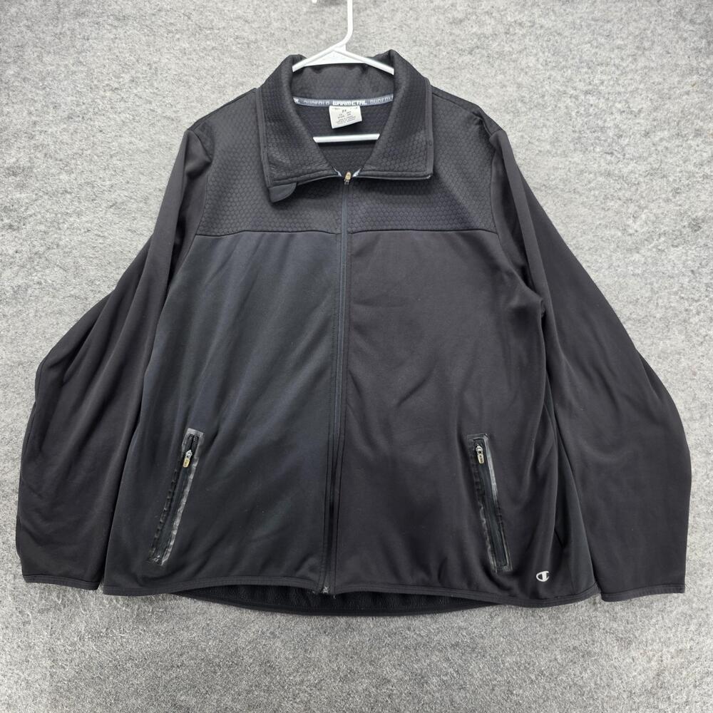 Champion Jacket Mens 2XL DuoFold Warm CTRL Performance Full Zip Fleece Pockets